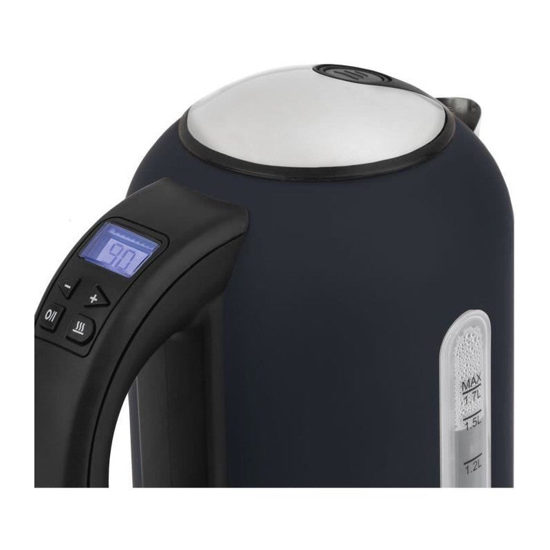 Bouilloire Programmable - Hkoenig - Boe56 - 1,7l - 2200 W - Température Réglable - Ecran Lcd - Bleu Nuit Mat Et Acier Inoxydab Hkoenig - Mathon - 5