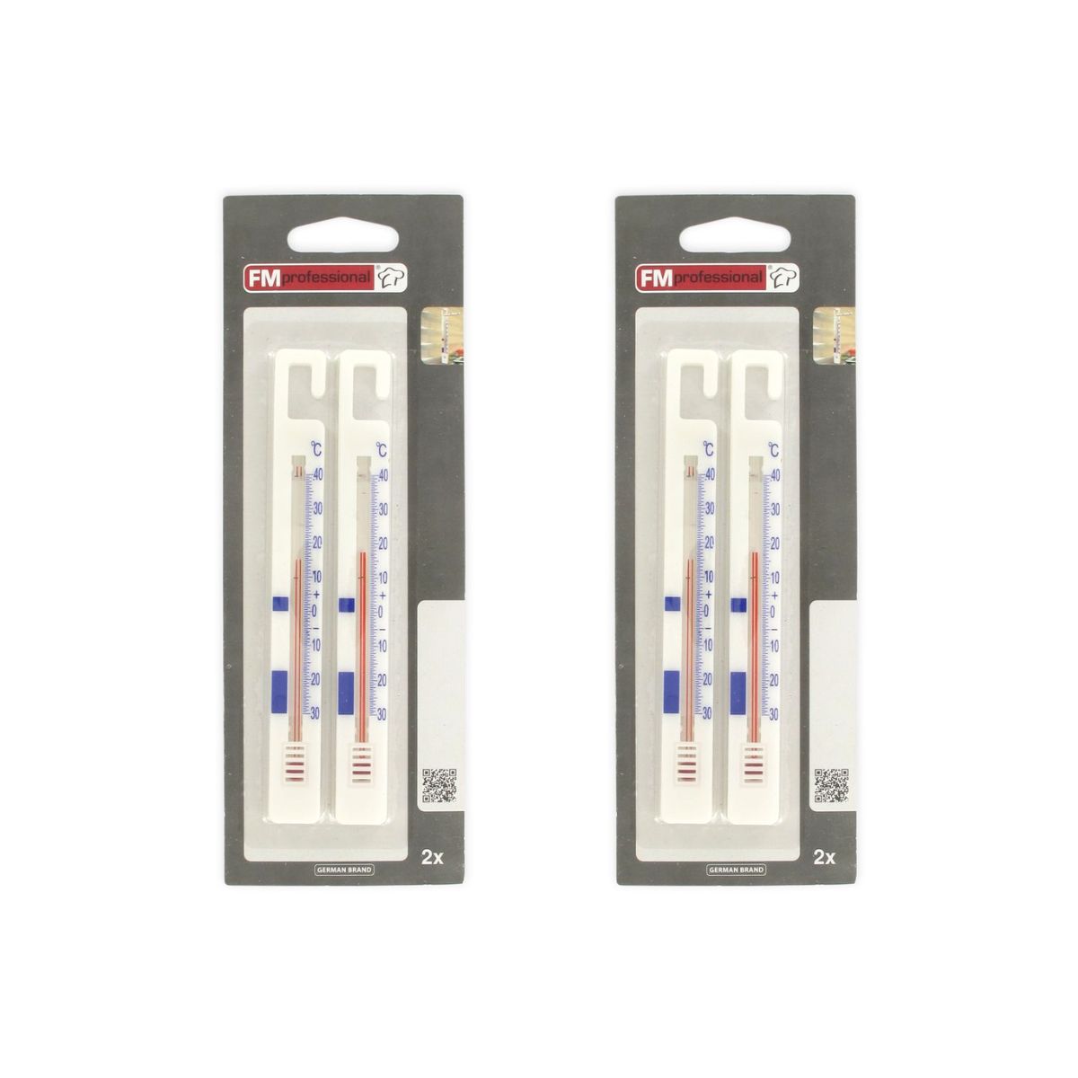 Lot de 4 thermomètres réfrigérateur FM Professional - Mathon - 4