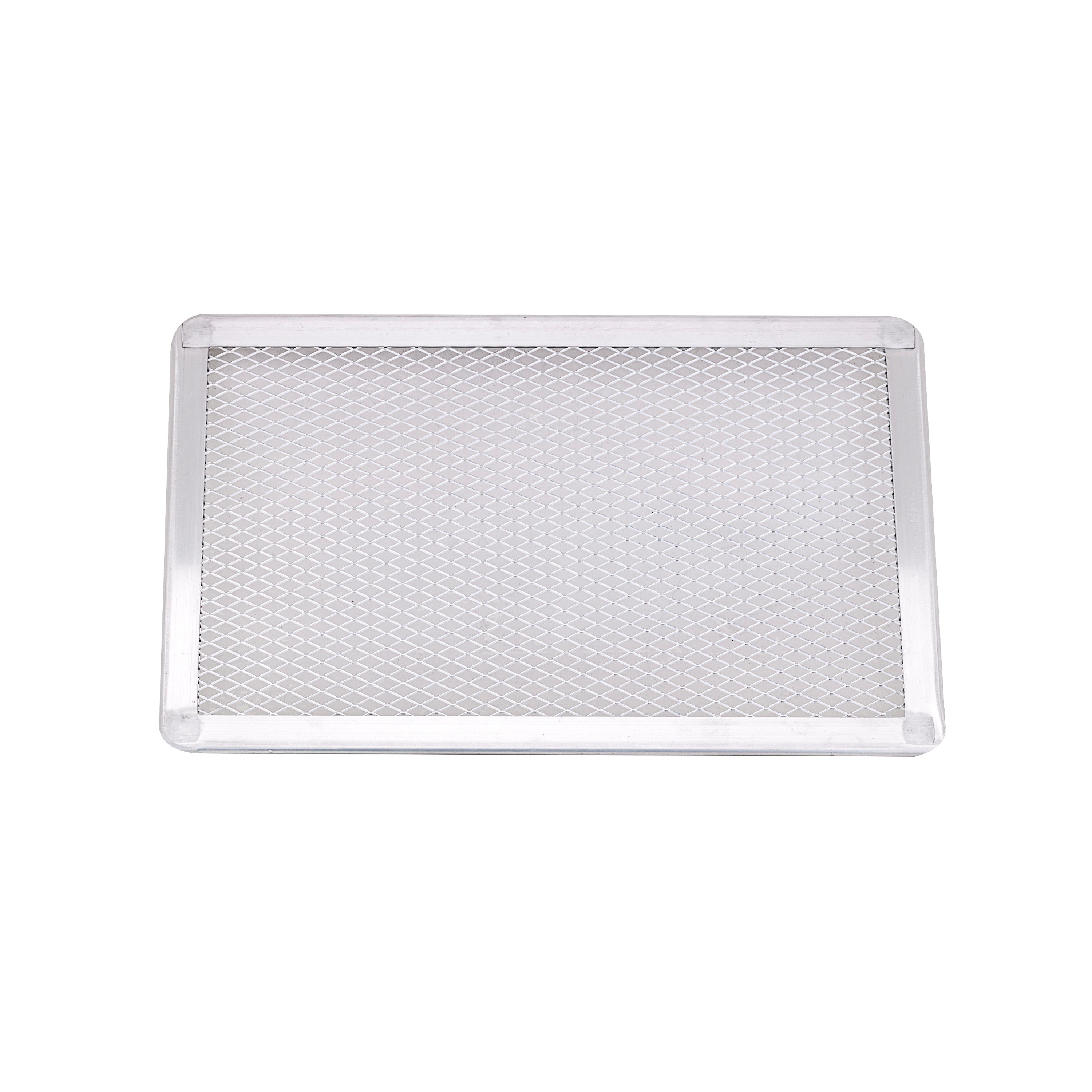 12Pcs - Grille à pizza rectangulaire aluminium à fond ajouré 300x200x10mm FirstPack - Mathon