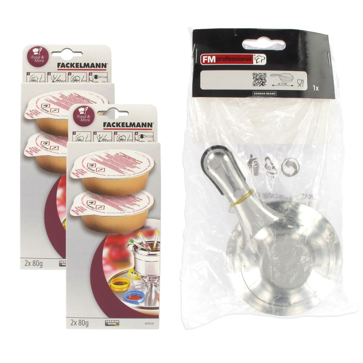 Brûleur à alcool et 4 coupelles d