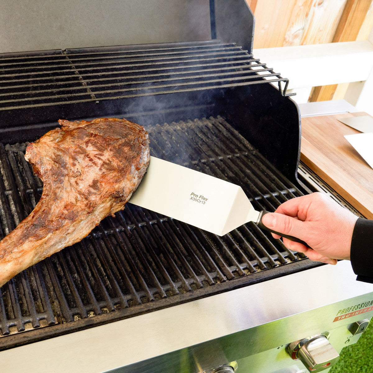 Pro Flex - Set 3 spatules Barbecue Sabatier Trompette - Mathon - 7