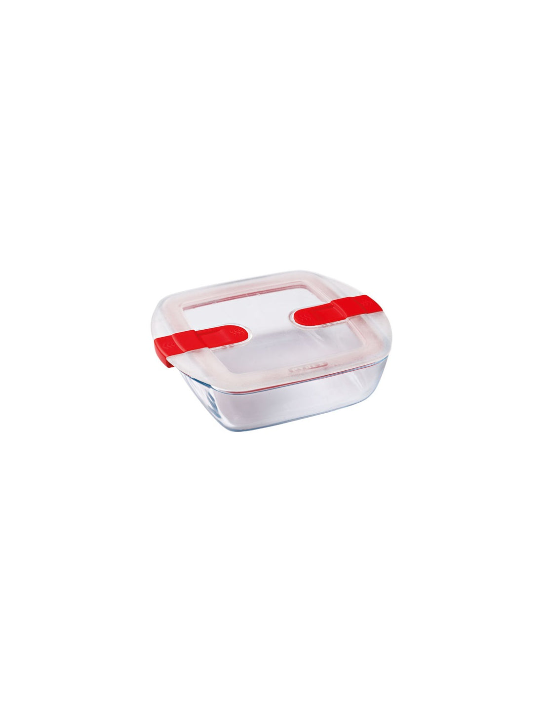 Plat carré + couvercle Cook & Heat 20 x 17 cm Pyrex - Mathon