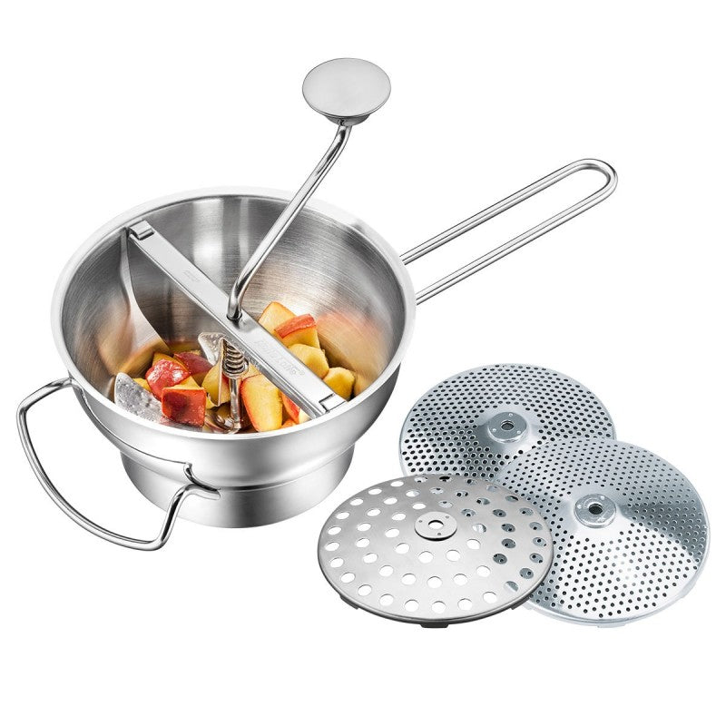 Moulin à légumes FLOTTE LOTTE®, avec 3 disques perforés (1 mm, 3 mm, 8 mm) Gefu - Mathon - 1