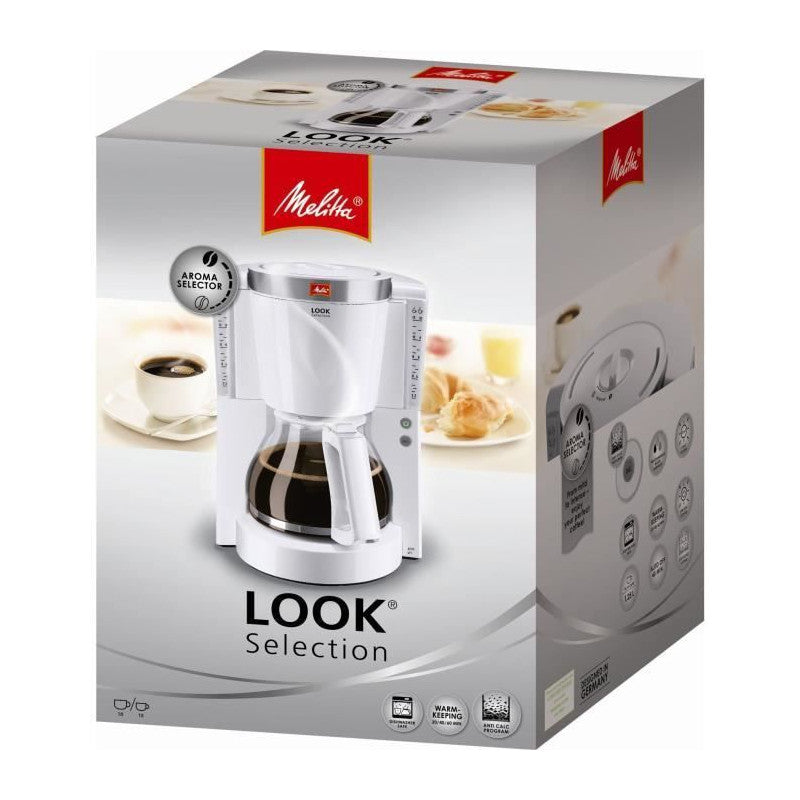 Melitta Cafetiere Look Iv Selection 1011-03 Blanc/acier Brosse Melitta - Mathon - 2