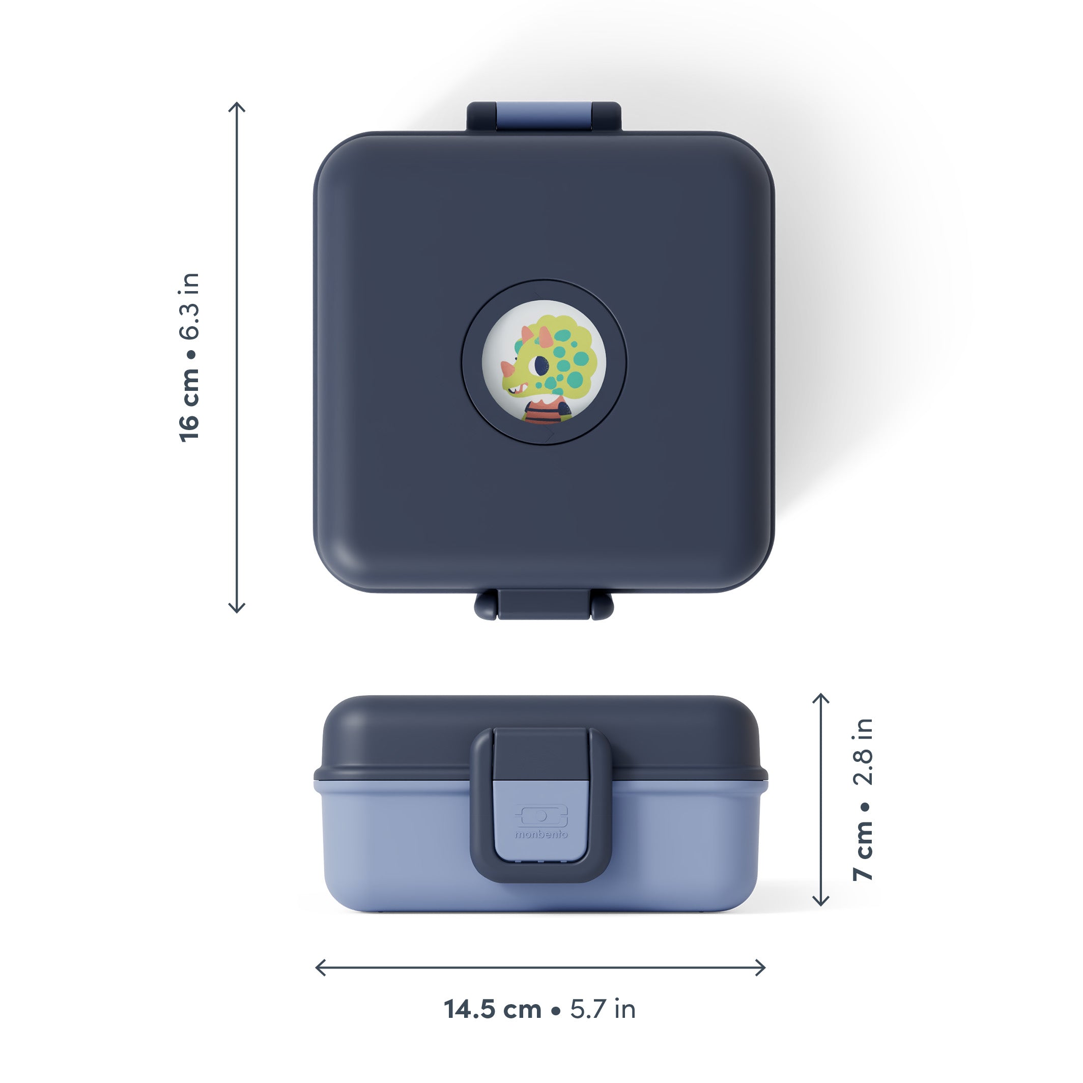 Boîte à sandwich enfant Snacky 850ml bleu Infinity Monbento - Mathon - 5