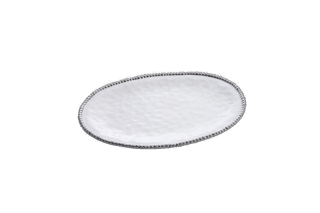 Grand plat ovale - 47x33x3,8cm - SALERNO Pampa Bay - Mathon