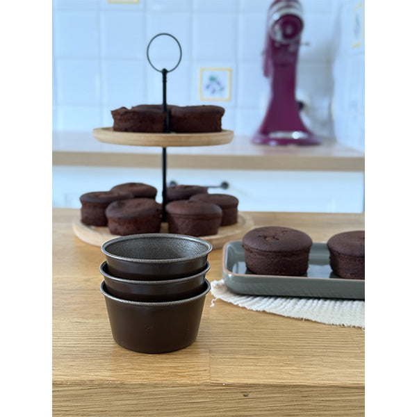 6 moules à muffin individuels Gobel - Mathon - 4