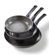 CERAMIC Lot de poêles, 3 pcs, 20/24/28 cm Stoneline - Mathon - 1