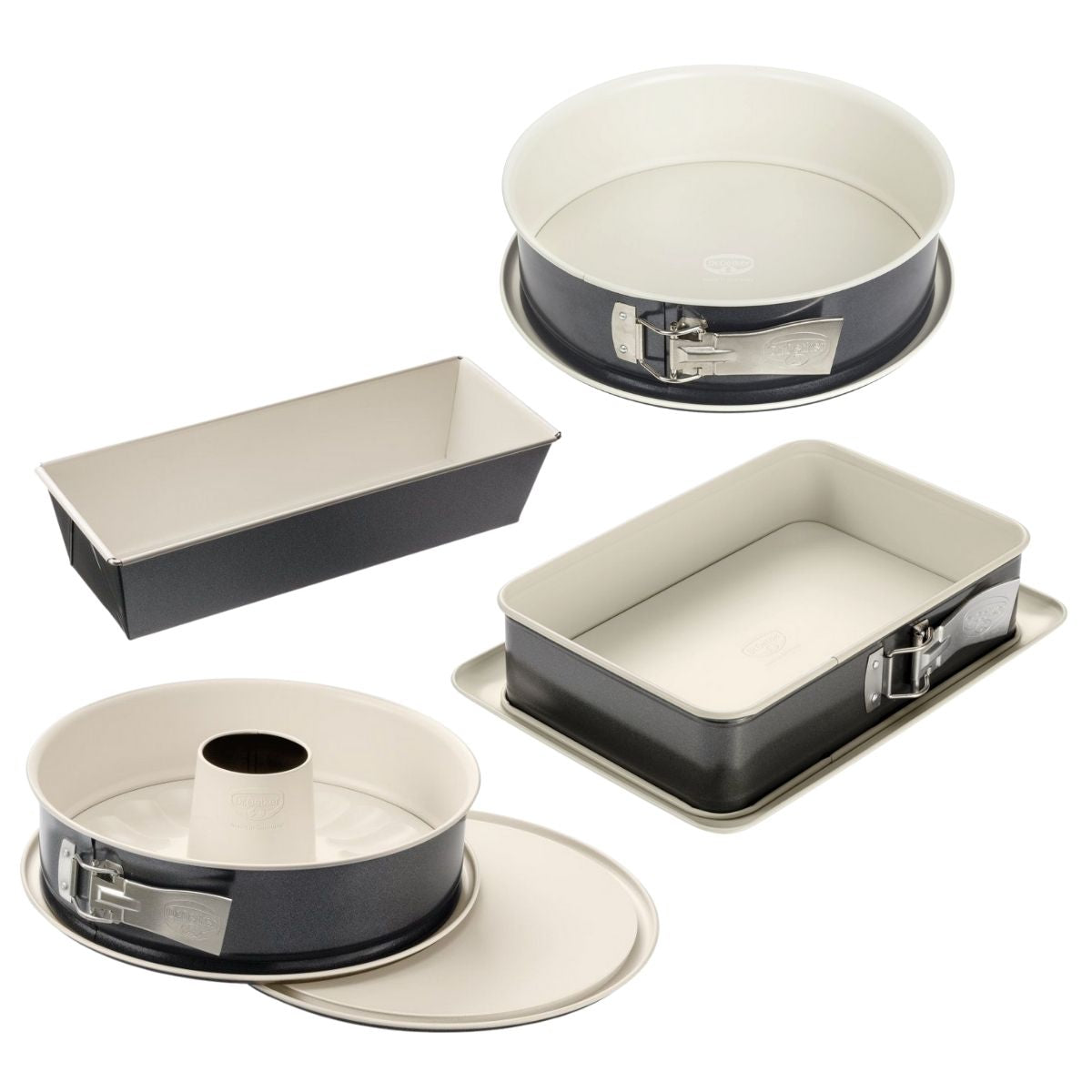 Ensemble de 4 moules à gâteaux de formes différentes de 28 à 32 cm  Back-Trend Dr. Oetker - Mathon - 1