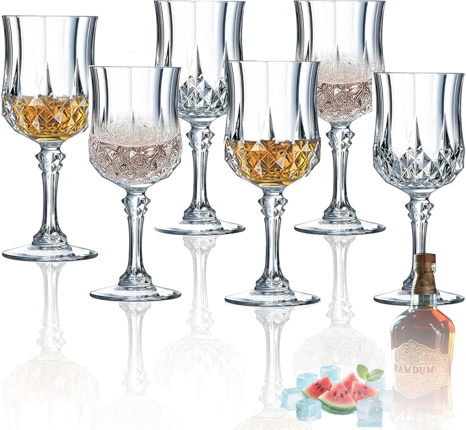 Lot de 6 Verres à Shot en Verre – 50 ml, Élégants Vendos85 - Mathon