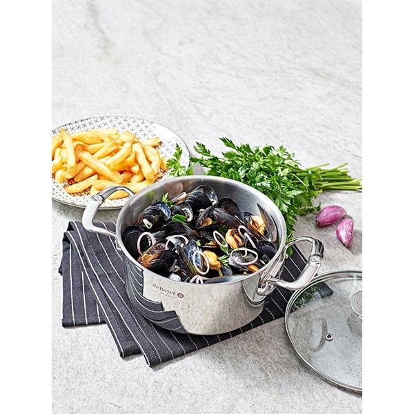 Faitout inox Milady avec couvercle en verre 28 cm 8 L De Buyer - Mathon - 2