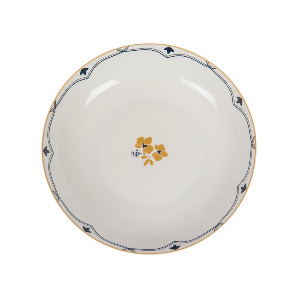Assiette creuse Poésie 20 cm (lot de 6) Amadeus - Mathon - 1