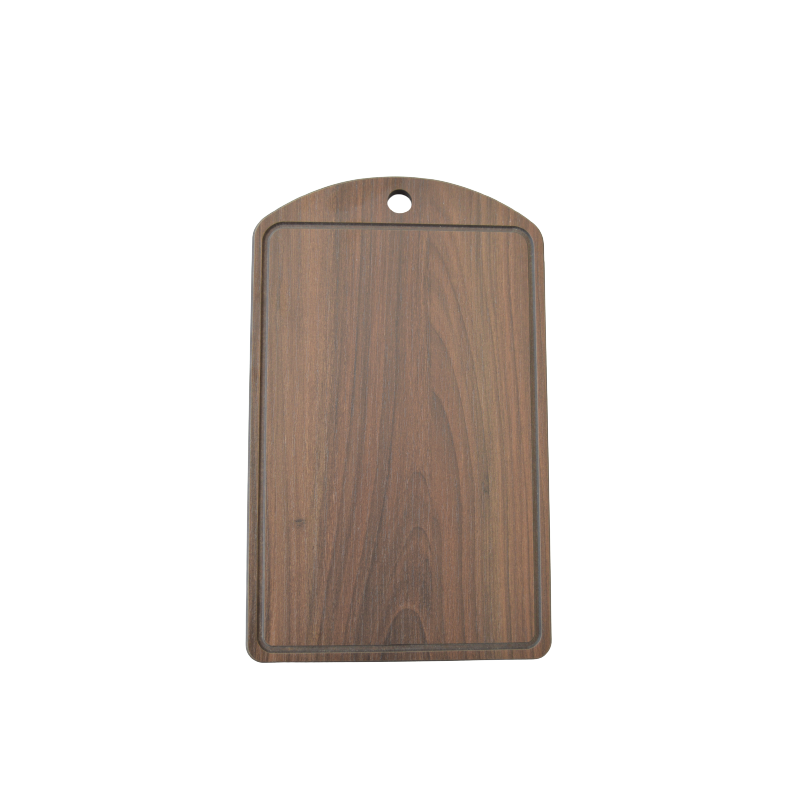 Planche à découper en fibre antibactérienne, 33 ( ⟷ ) x 20 ( ⤢ ) x 1 ( ↕ ) cm, TAGLIO, couleur Noyer Don Hierro - Mathon - 1