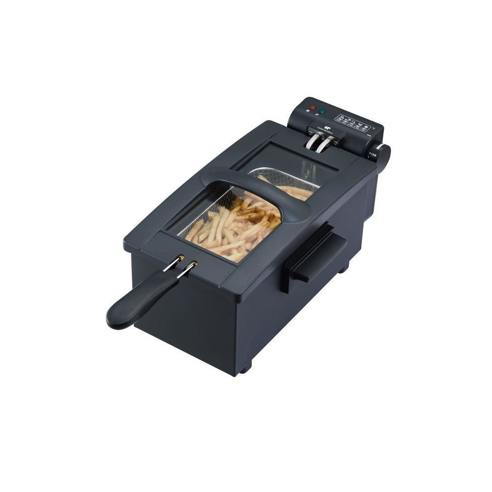 Friteuse - Continental Edison - Cefr3blk - 3 L - 2000 W - 1 Panier - Noir Continental Edison - Mathon - 1