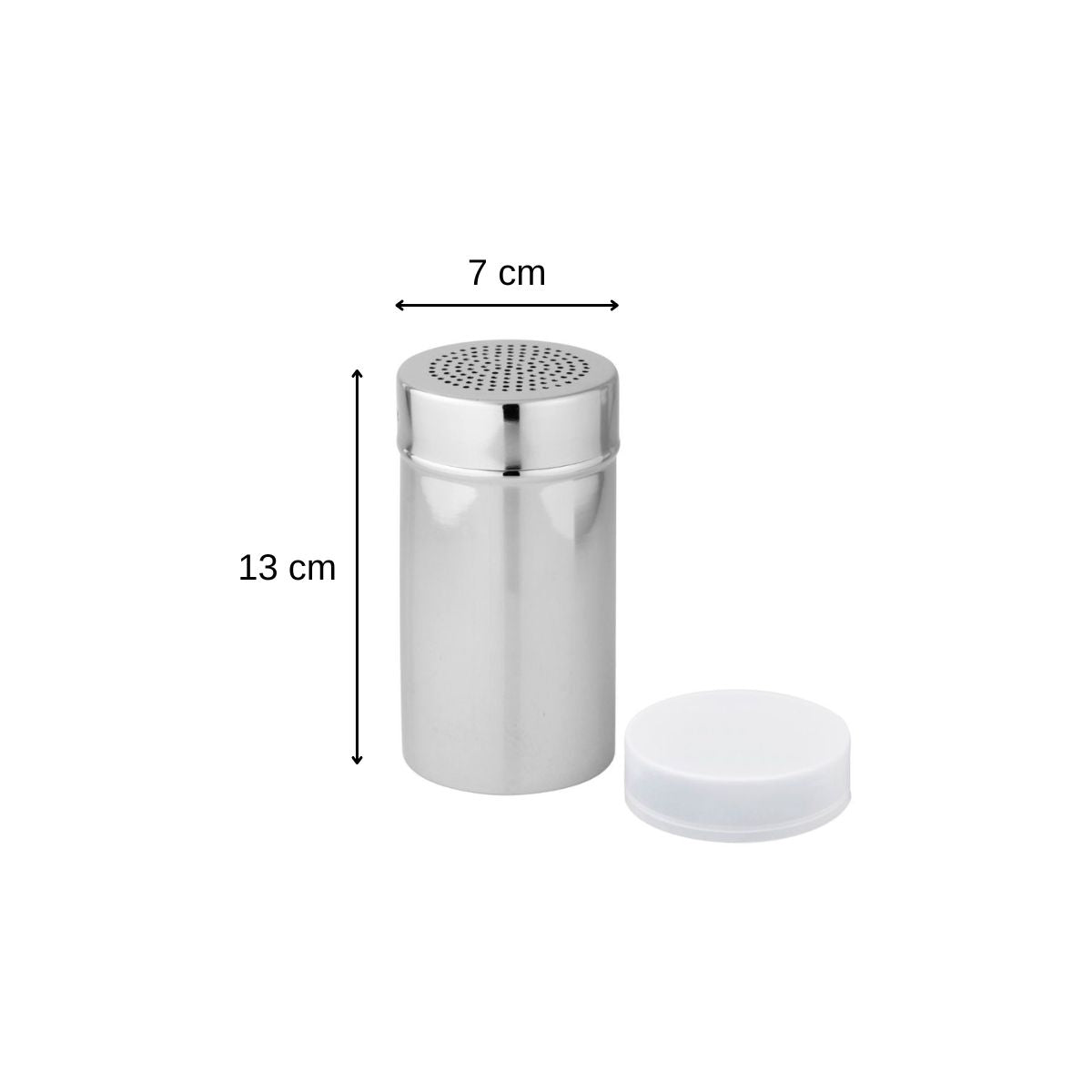 Ensemble de 2 Saupoudreuses de cuisine avec couvercle 13 cm  Divers Fackelmann - Mathon - 3