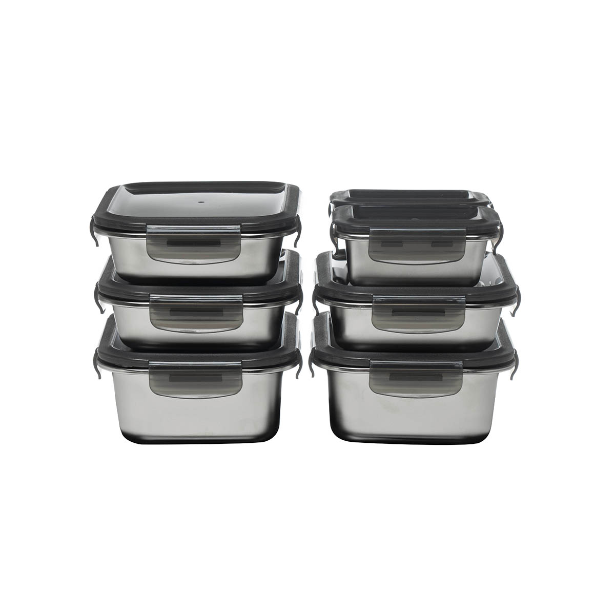 7 boîtes rectangulaires inox Laguiole Cuisson - Mathon - 1