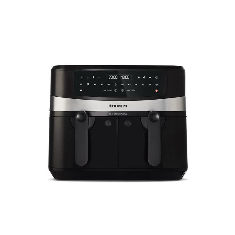 Friteuse   Air Fry Digital Duo 973980000 2600 W Noir Taurus - Mathon