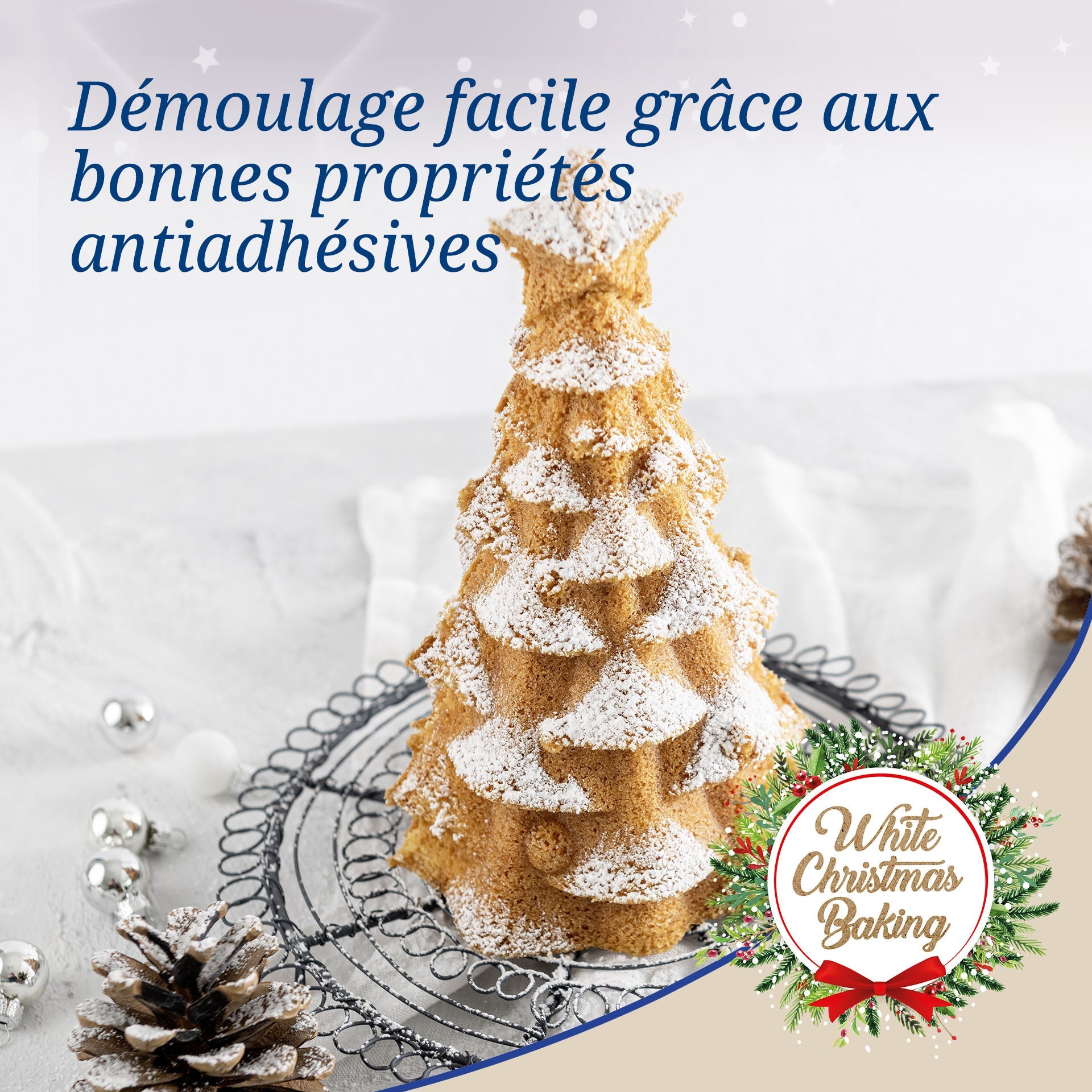 Moule à gâteaux original en forme de sapin de noël 17 x 7,5 cm  Christmas Dr. Oetker - Mathon - 5