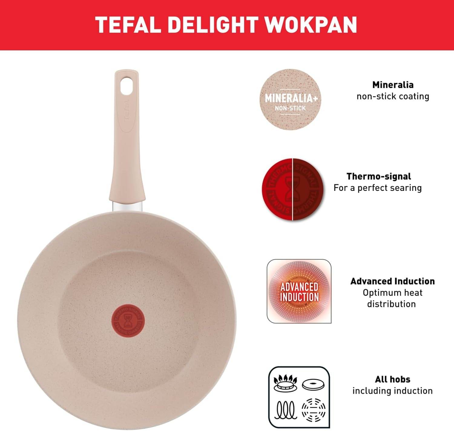 Wok 28cm Delight Tefal - Mathon - 4