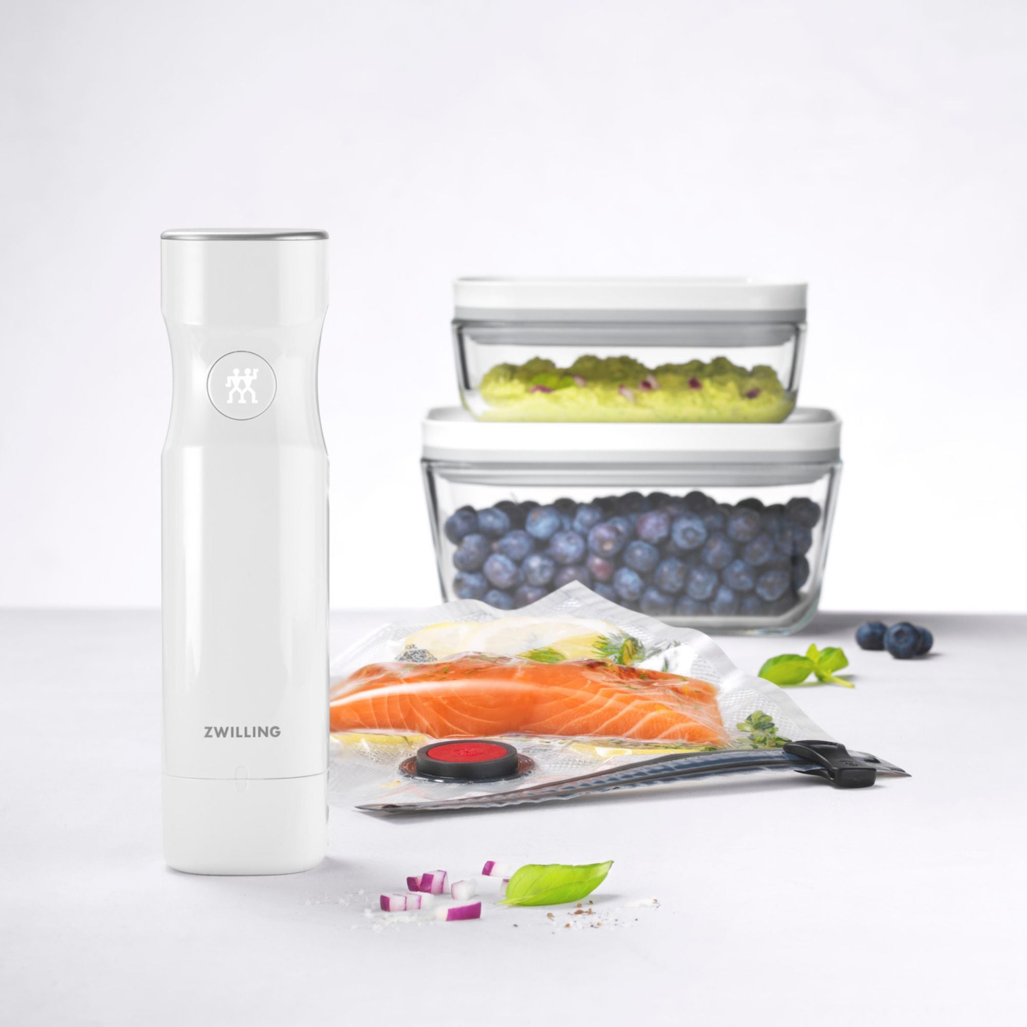 Kit de démarrage sous vide, Verre / S/M, 7-pcs, Blanc Zwilling - Mathon - 4