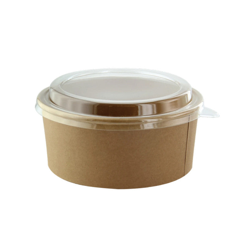 Combo Saladier en carton kraft   H77mm 1000ml FirstPack - Mathon