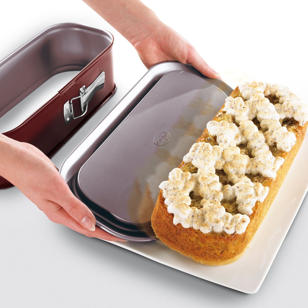 Lot de 2 moules à cakes à charnière 30 cm Dr. Oetker Back-Liebe Bicolor Dr. Oetker - Mathon - 3