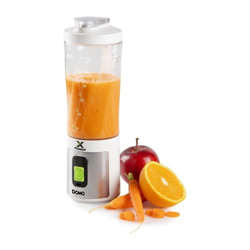 Blender Portable Sans Fil - Domo - Do752bl - Xpower - 120 W - 600 Ml - Blanc Domo - Mathon - 1
