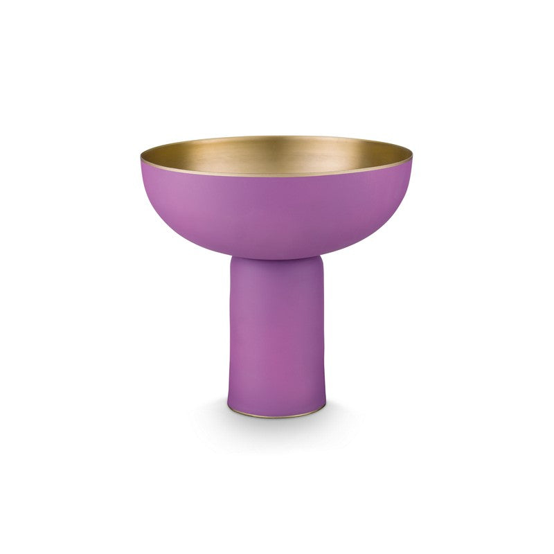 Plat creux Haut en métal sur pied Lilas - 23x24cm Pip Studio - Mathon - 1