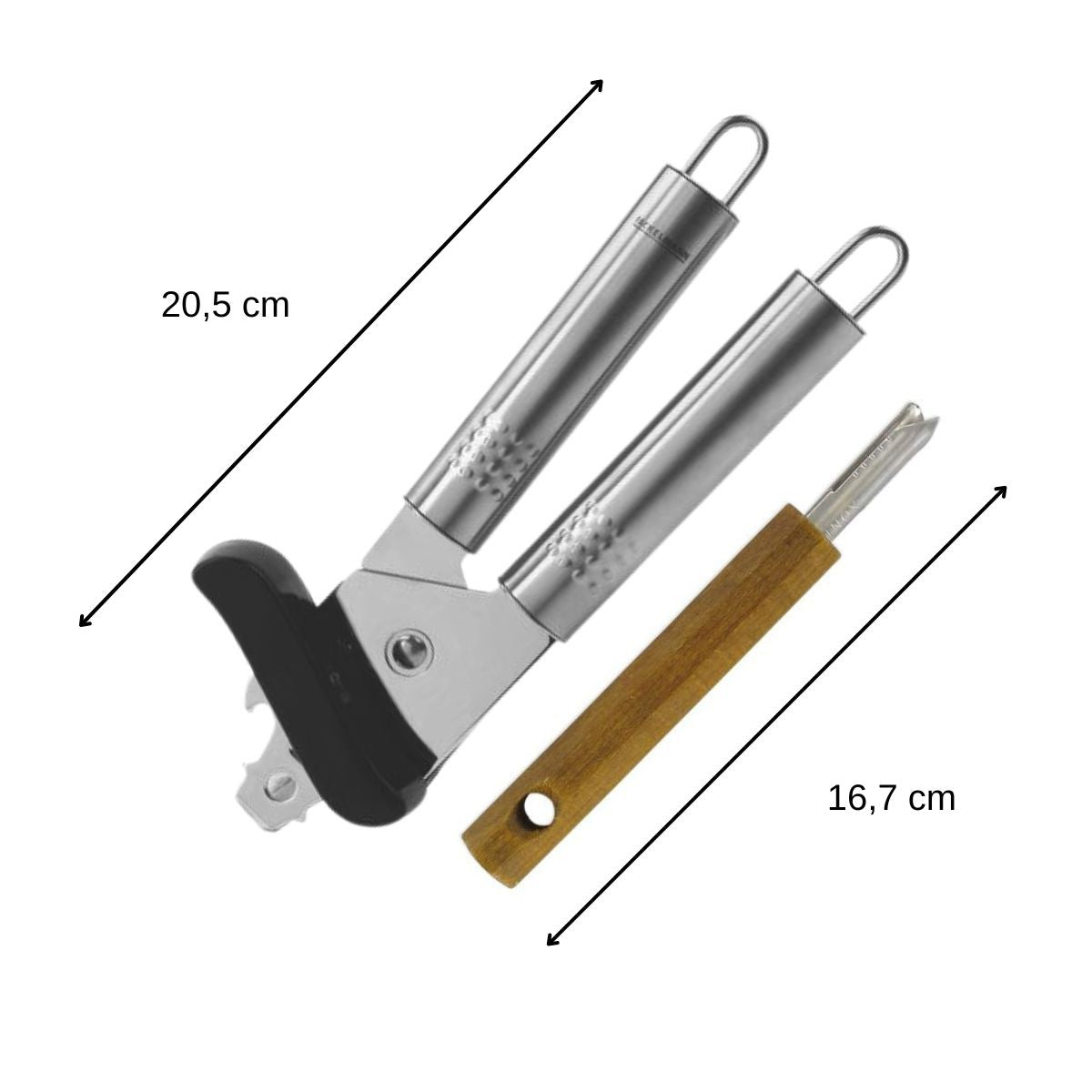 Duo Ouvre boîte manuel et tire languette Fackelmann - Mathon - 4