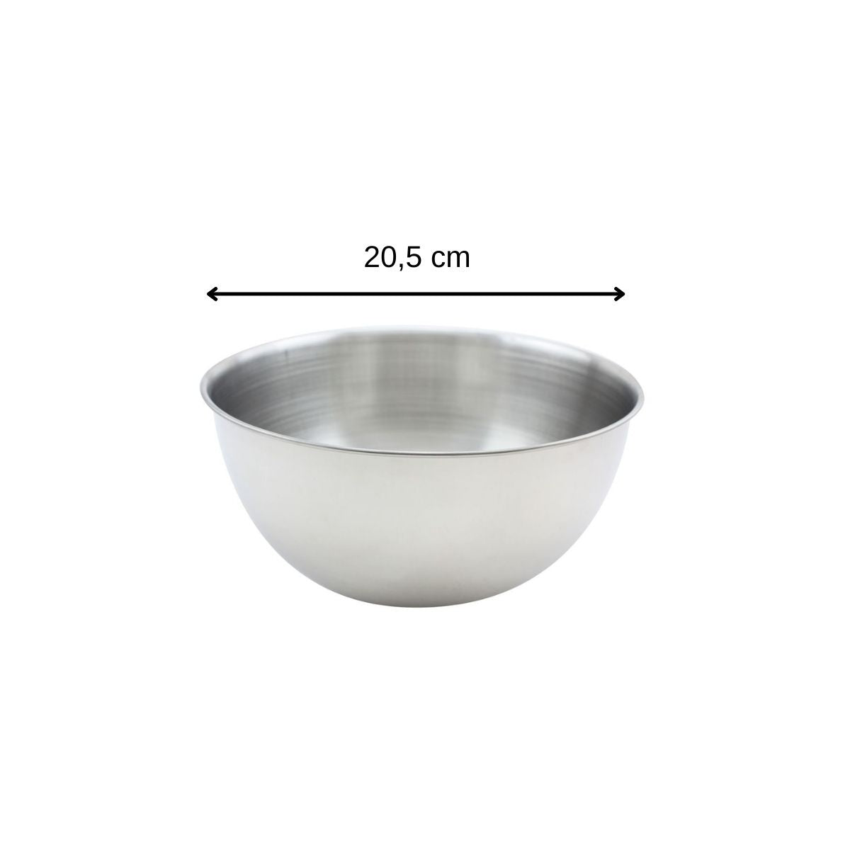 Bol à mixer en inox de 20,5 cm de diamètre  Basic Fackelmann - Mathon - 3