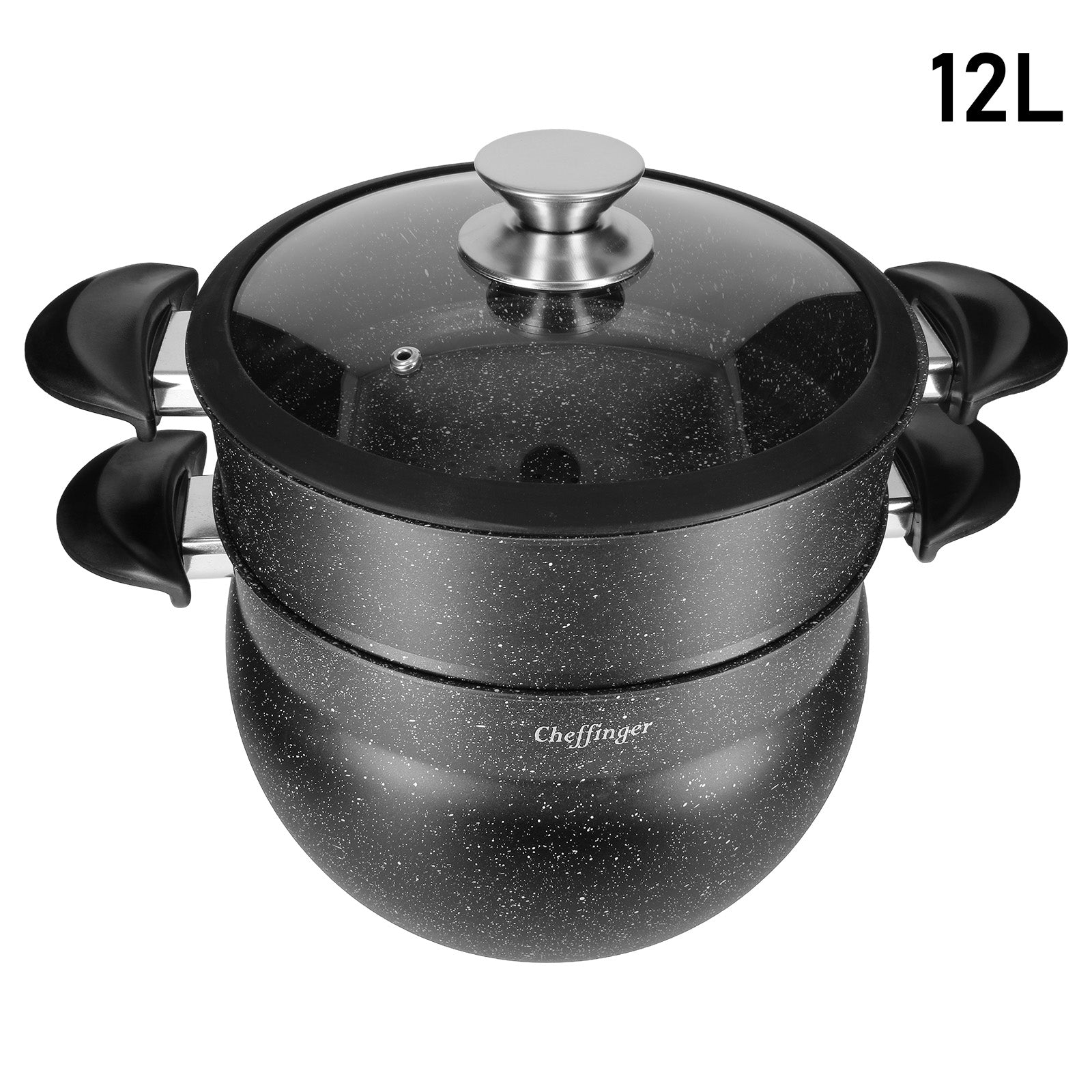 Marmite à Couscous Vapeur 6L Cheffinger - Mathon - 3