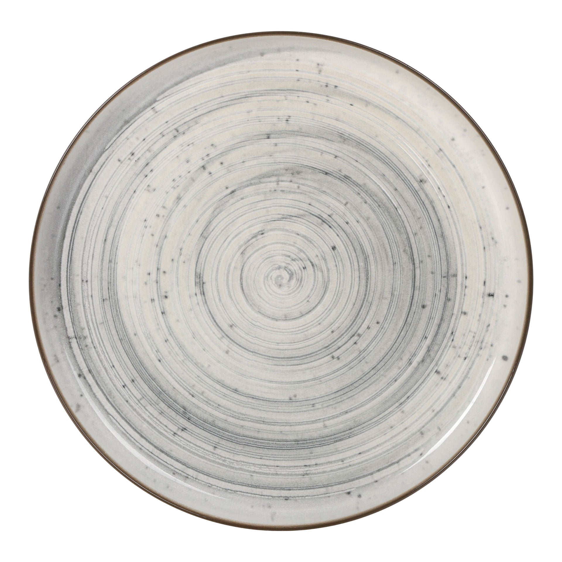 6 assiettes de présentation 32cm Vortex La Mediterranea - Mathon - 1