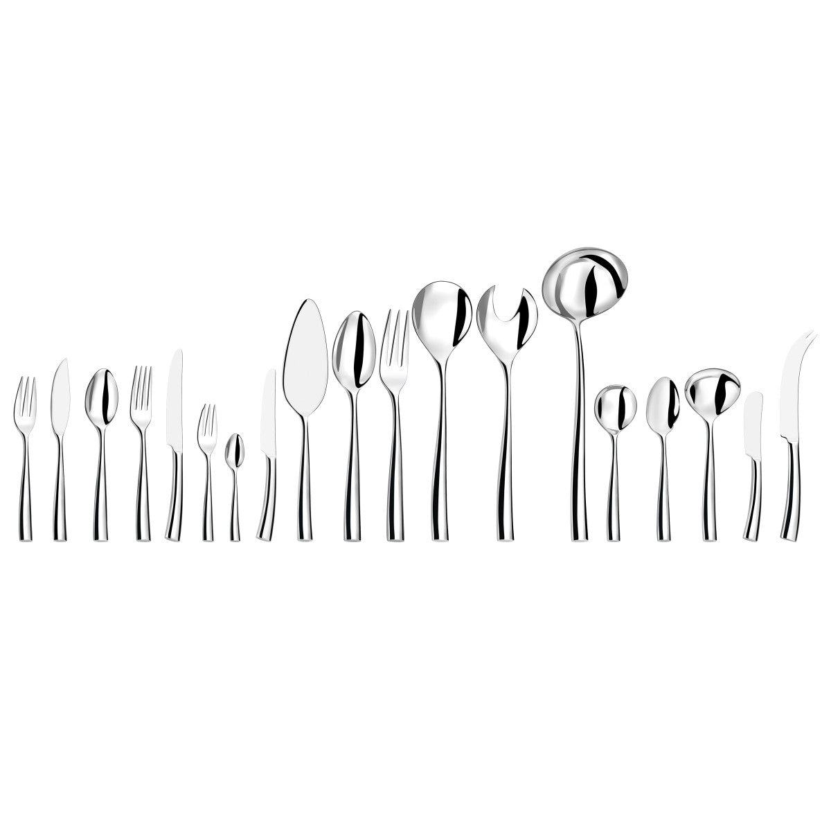 Silhouette - Ménagère 50 pièces en coffre bois Couzon - Mathon - 9