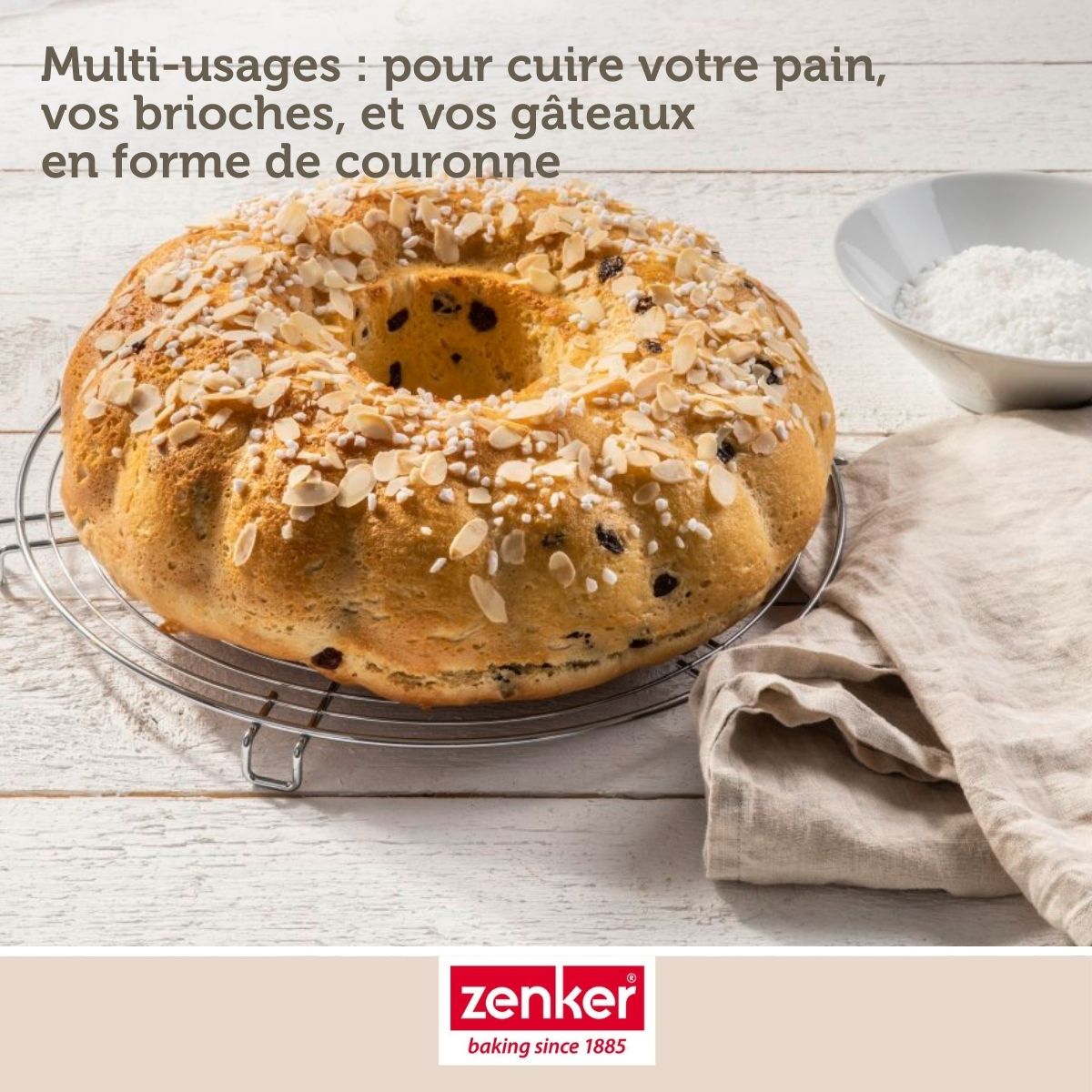 Moule à pain avec cheminée 32 cm Zenker Black Metallic Zenker - Mathon - 4