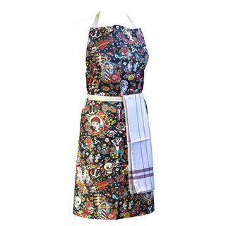 Tablier de cuisine Tatoo Sacasalades by Arminé - Mathon