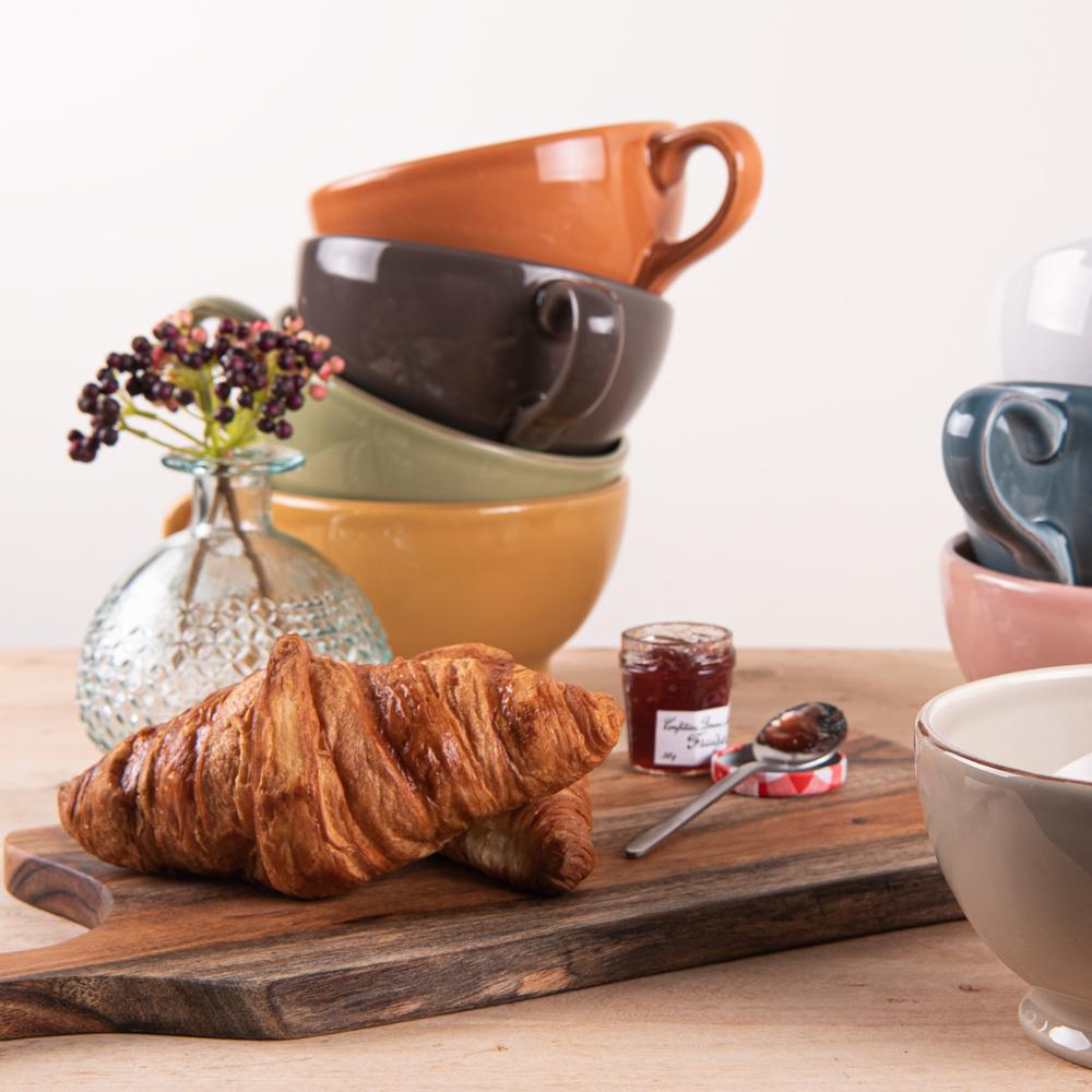 Jumbo Patine 14,5 cm gris Table passion - Mathon - 2