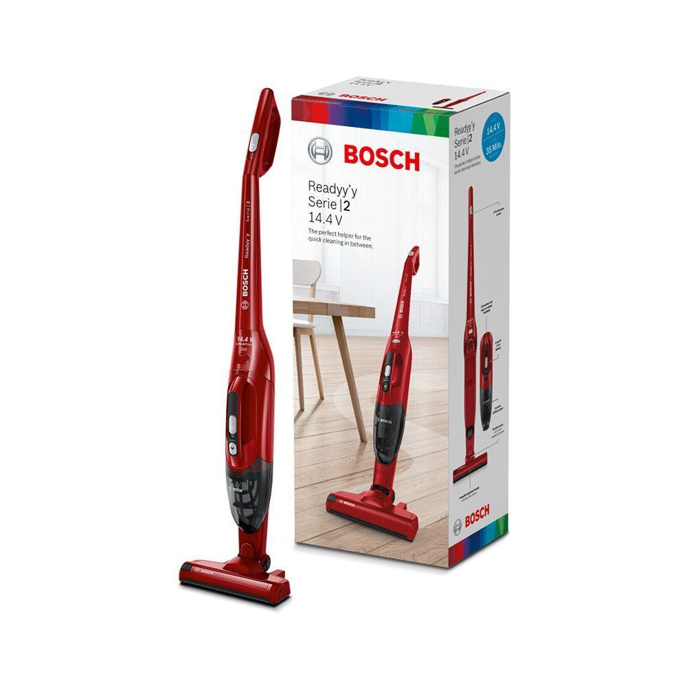 Aspirateur Balai Sans Fil -   Bbhf214r - 14,4 V - 400 Ml - Aspirateur De Table Intégré - Rouge Bosch - Mathon - 1