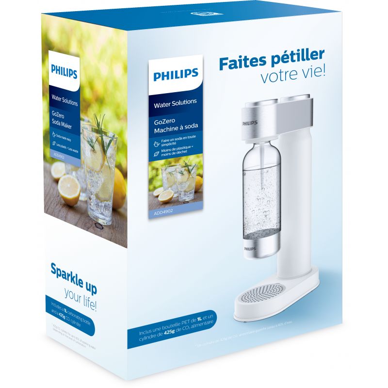 Machine à soda GoZero Blanc Philips PHADD4902WH/10 Philips - Mathon - 5