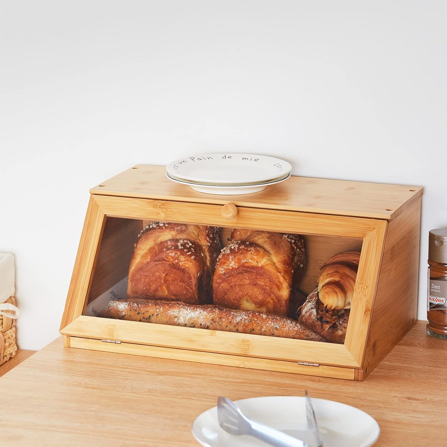 Boîte à pain Eco de rangement de cuisine 39 x 25 x 18 cm Vendos85 - Mathon