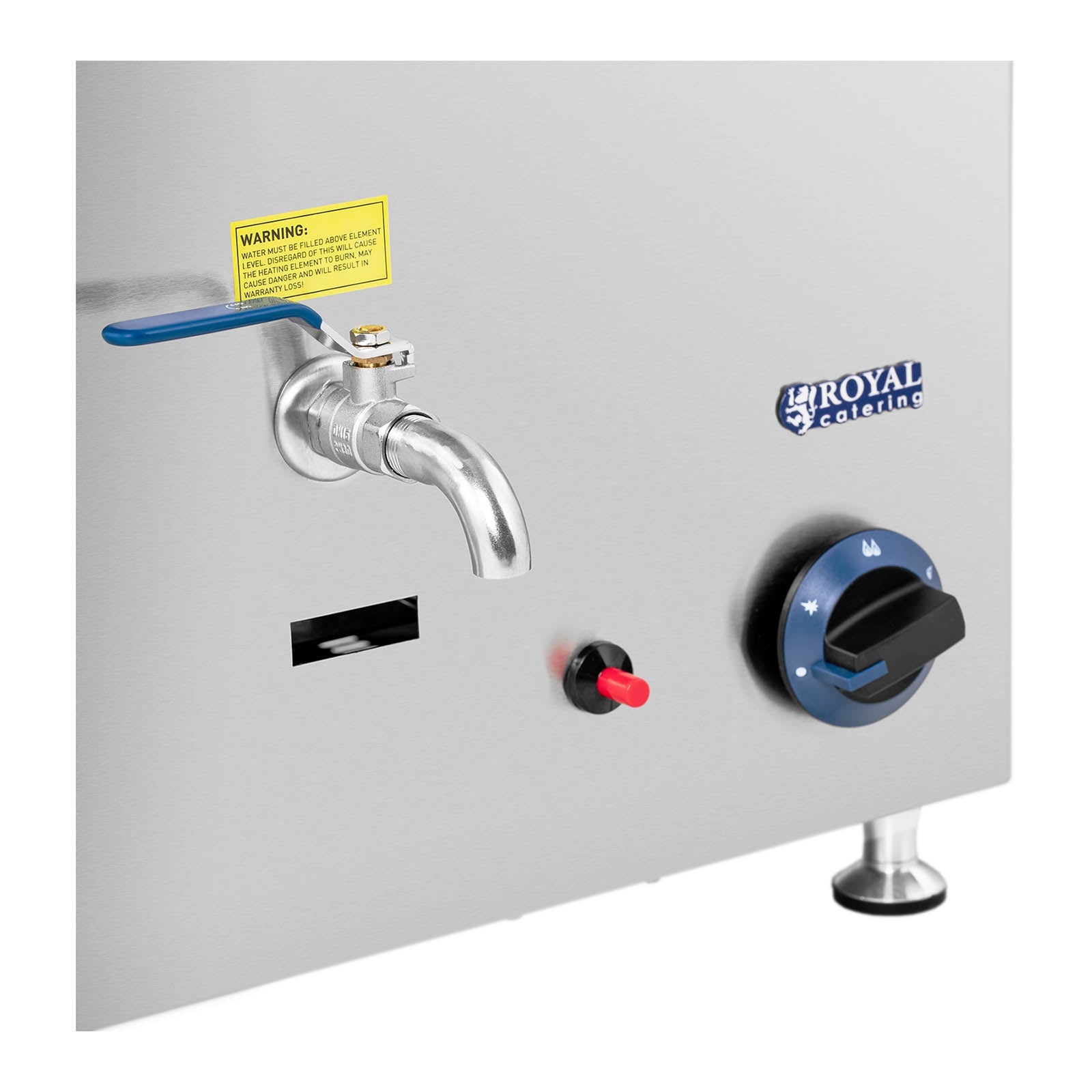 Bain-marie à gaz 3300 watts - GN 1/1 - 0,03 bar - G31 14_0004208 - Mathon - 2