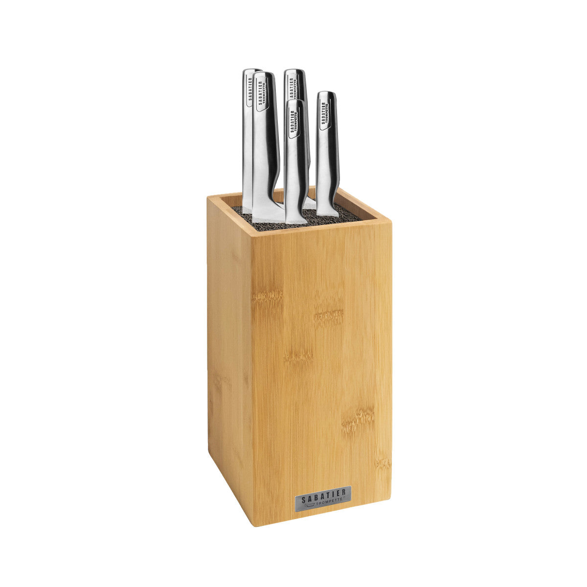 Asean  - Bloc spaghetti 5 pièces en bambou Sabatier Trompette - Mathon - 1