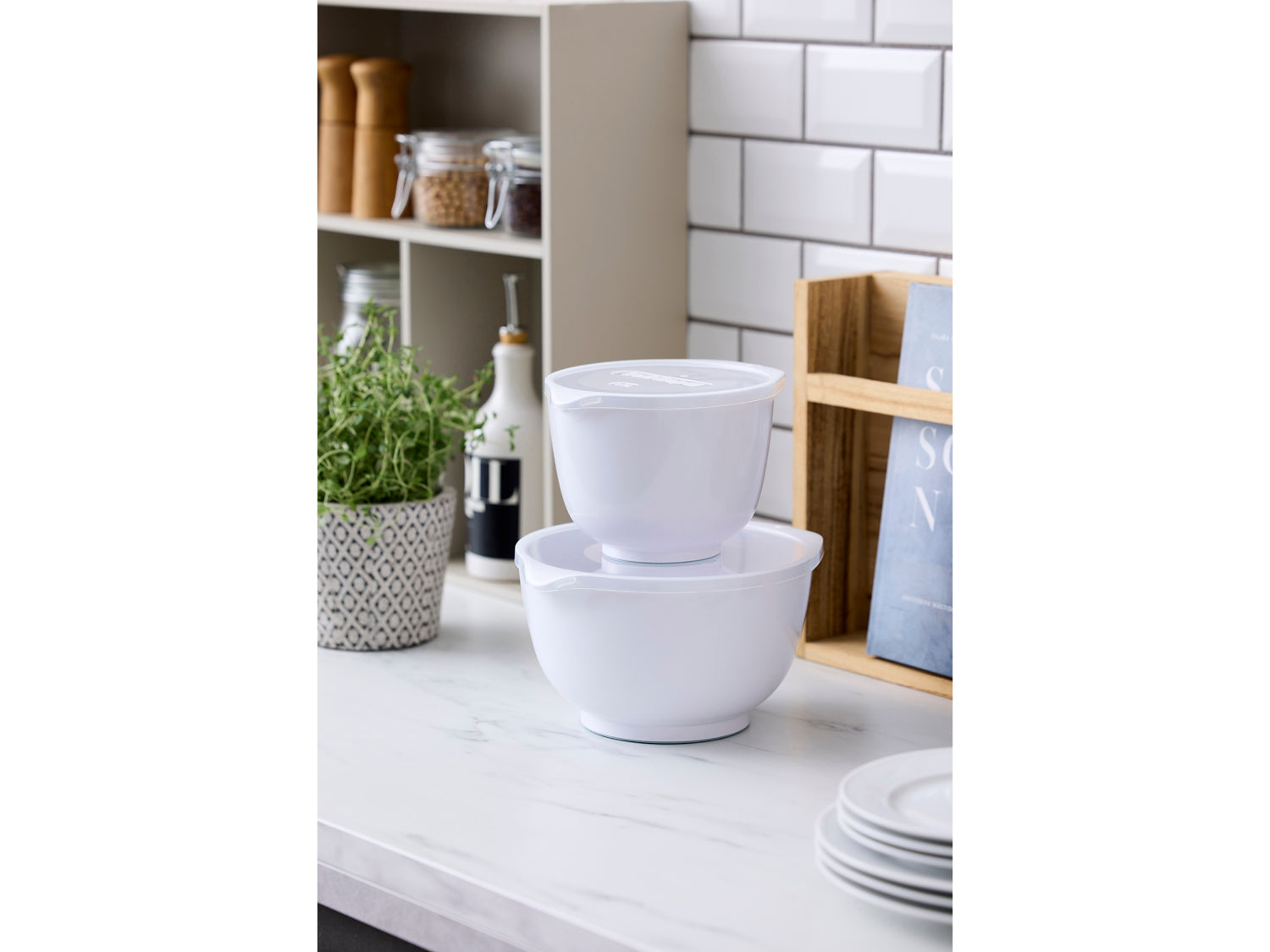 Set de bols 4 pces NEW MARGRETHE en durostima® Blanc Rosti - Mathon - 4