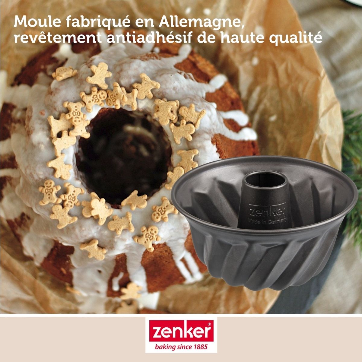 Moule à kouglof 18 cm Zenker Spécial Mini Zenker - Mathon - 4