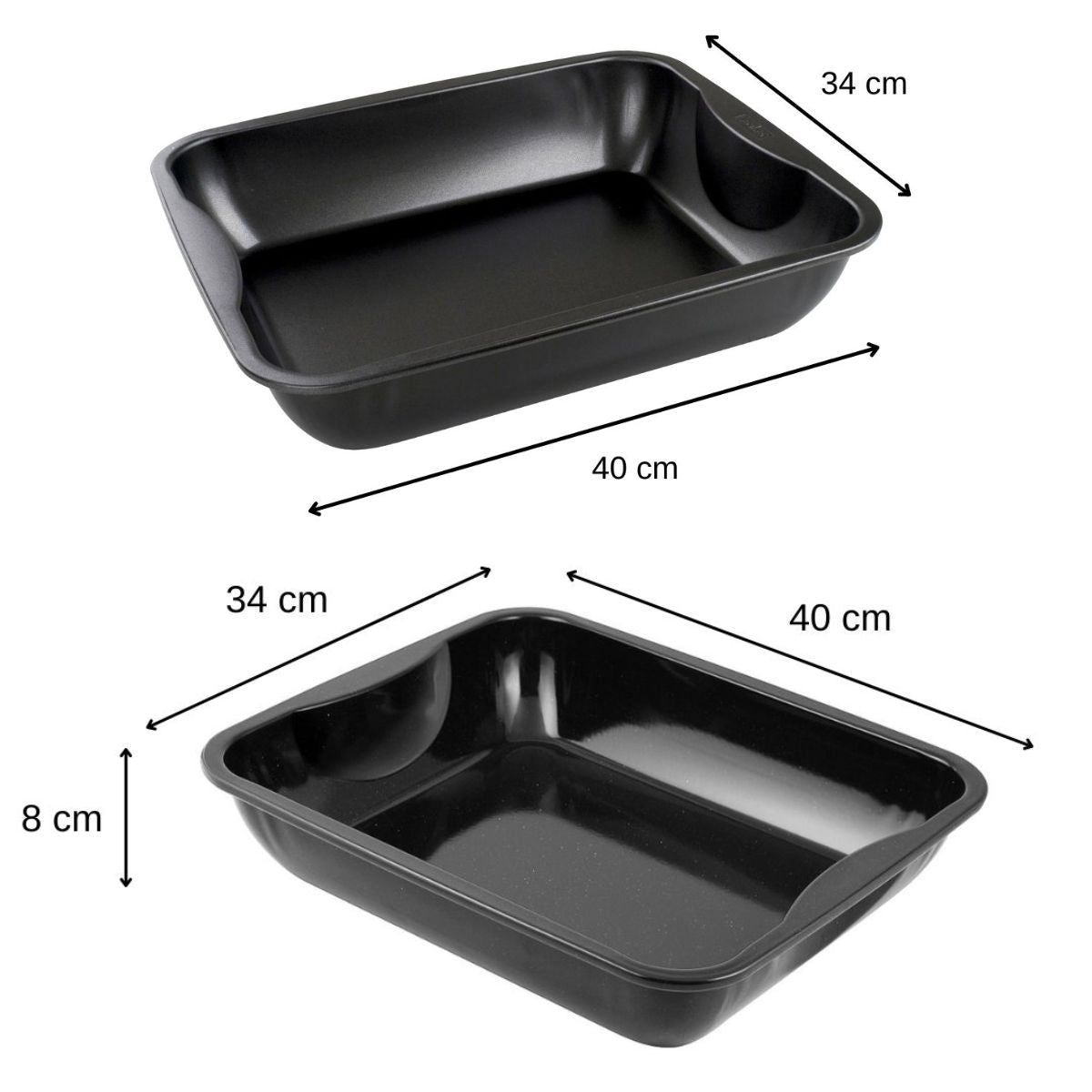 Lot de 2 plats à four XXL rectangles 40 x 24 cm Zenker Special Cooking Zenker - Mathon - 4
