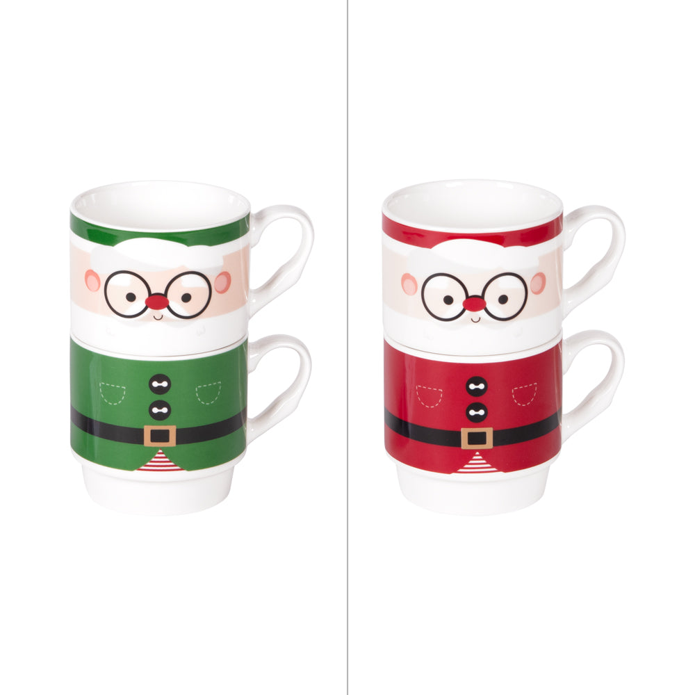 Coffret 2 mugs Hohoho Table passion - Mathon - 1