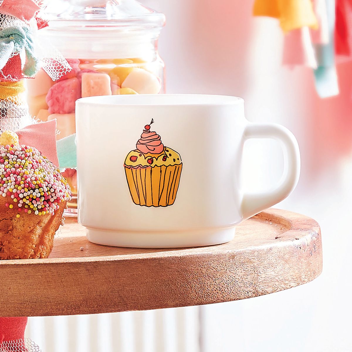 Tasse 22 cl Cupcake Pop Gourmandise Luminarc - Mathon - 3