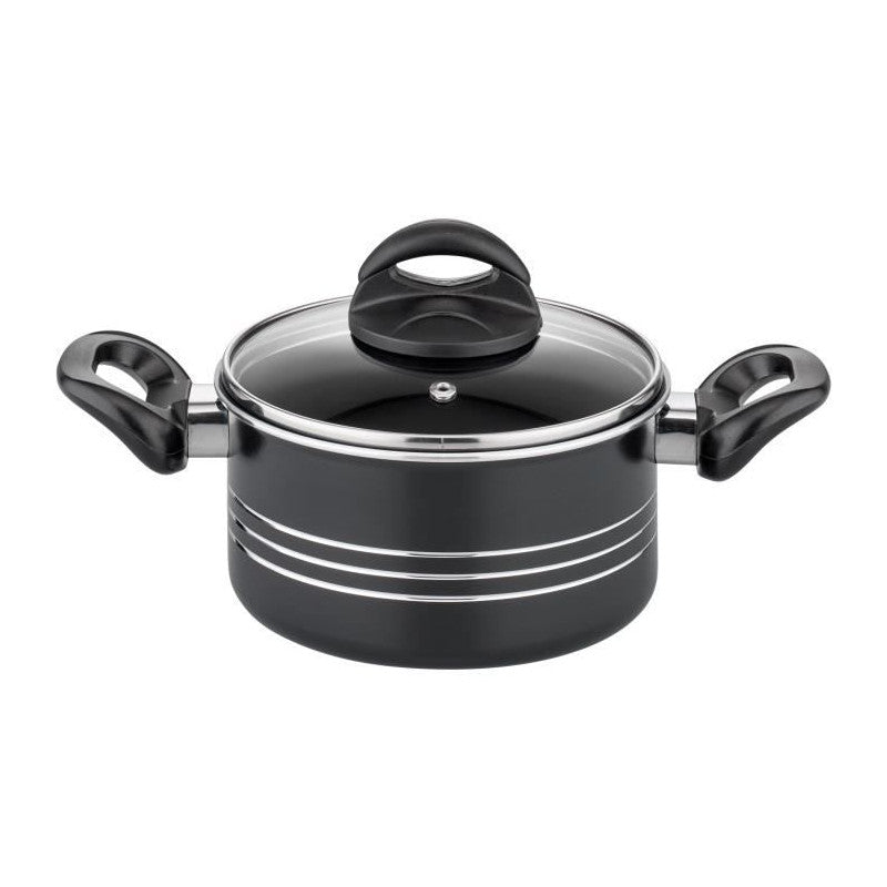 Batterie De Cuisine - Induction - Gsw - Milano Nero - 15 Pieces - Aluminium Massif - Noir GSW - Mathon - 4