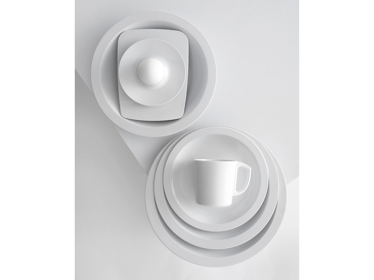 Mug HAMLET en plastique Blanc Rosti - Mathon - 9