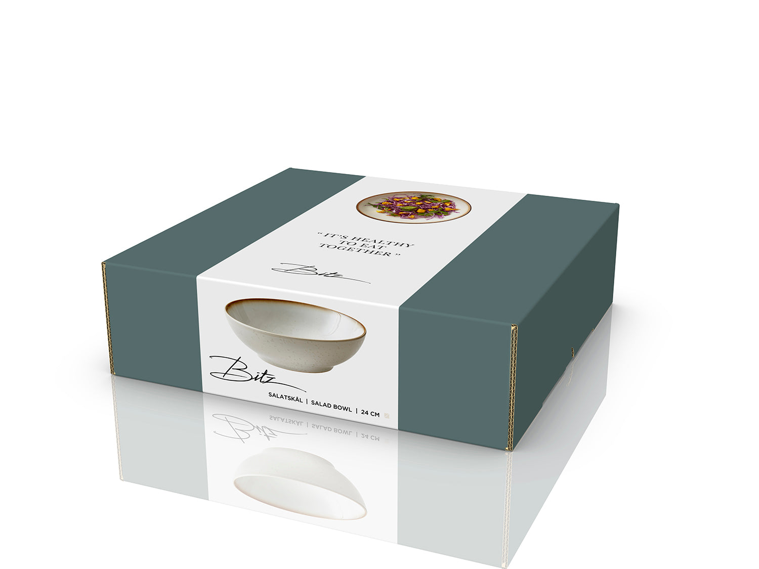 Saladier GASTRO en grès Crème/Crème Bitz - Mathon - 8