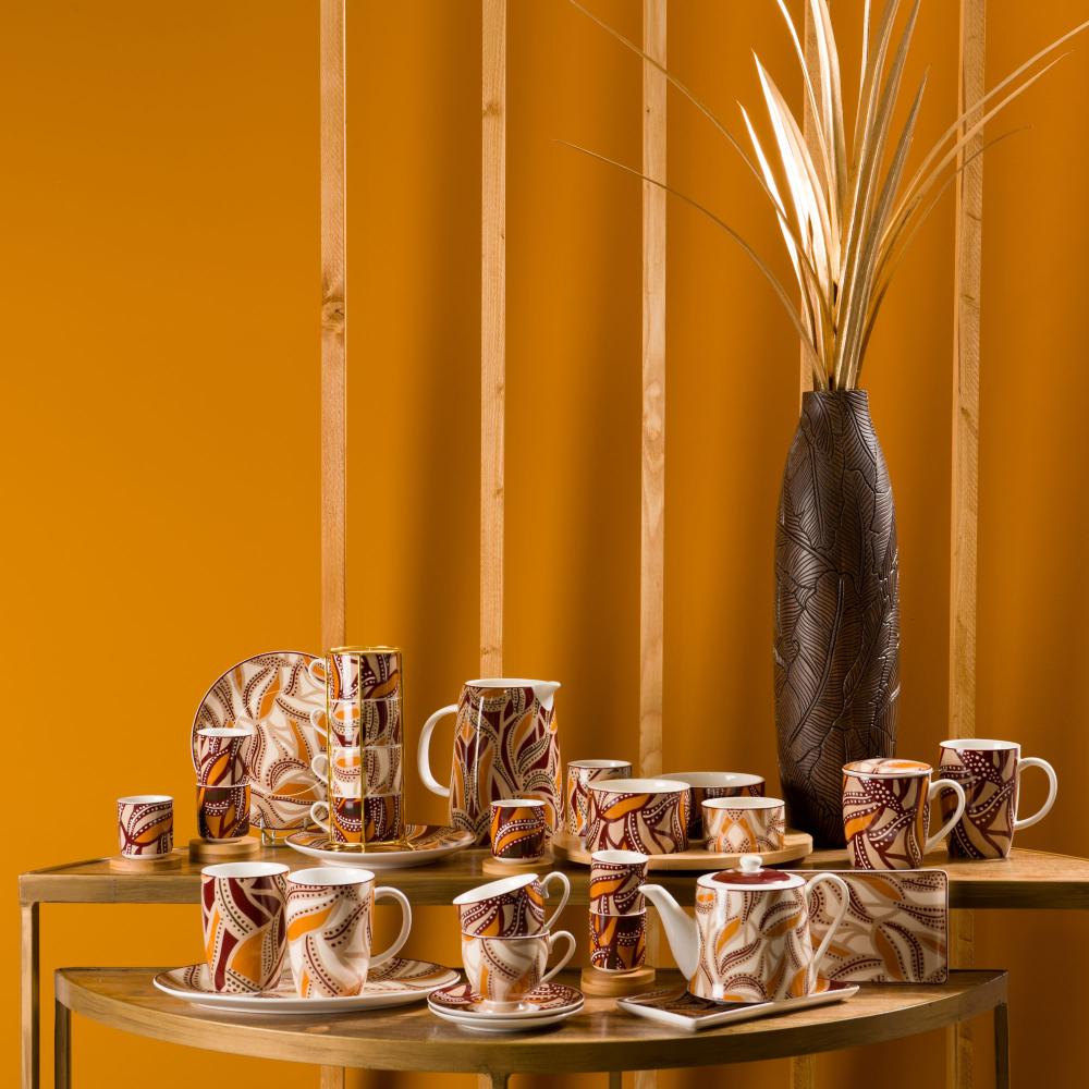 Coffret de 2 tasses à thé Bettina Amadeus - Mathon - 4